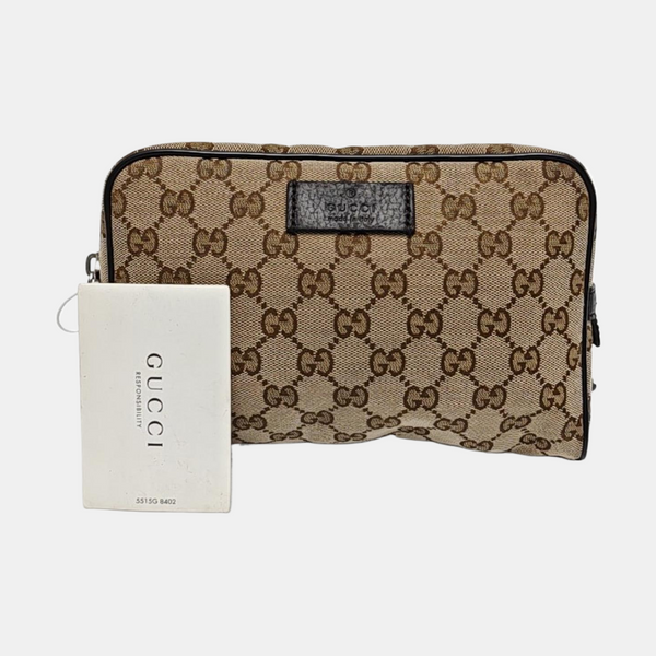 GG Supreme Monogram Canvas Brown