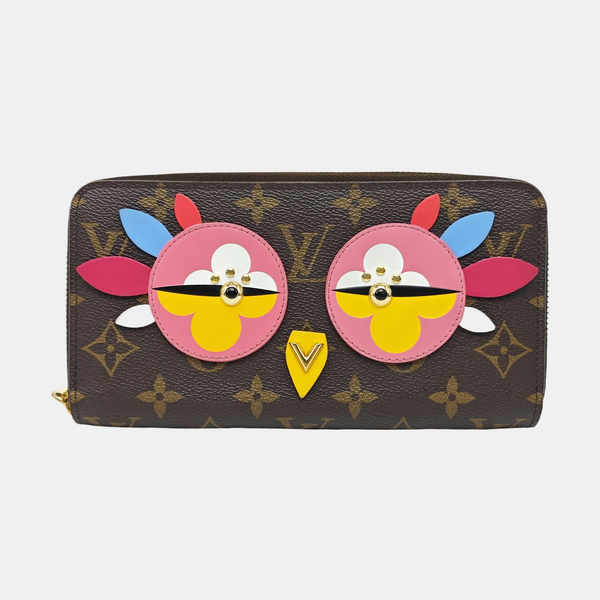 FÉLICIE Monogram Coated Canvas Brown Wallet