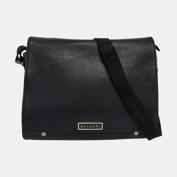 Calfskin Shoulder Bag Black