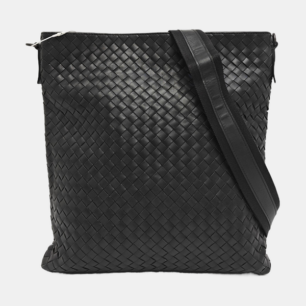 Calfskin Shoulder Bag Gray