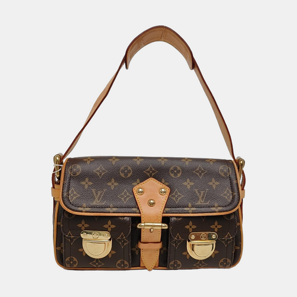 HUDSON PM Monogram Coated Canvas Brown