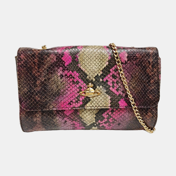 Leather Crossbody Bag Multicolor