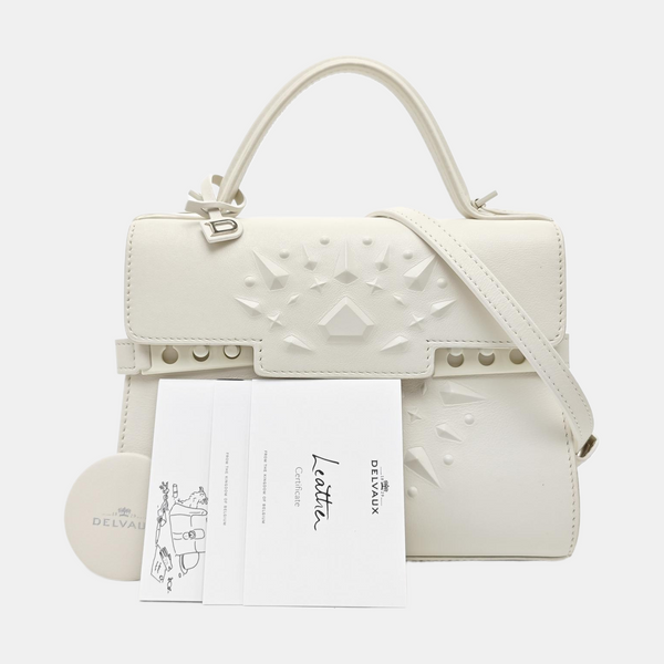Tempête Small Calfskin White