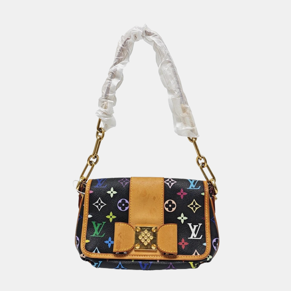 LV × TM ANNIE Monogram Coated Canvas Black