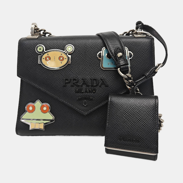 Monochrome Saffiano Calfskin Black