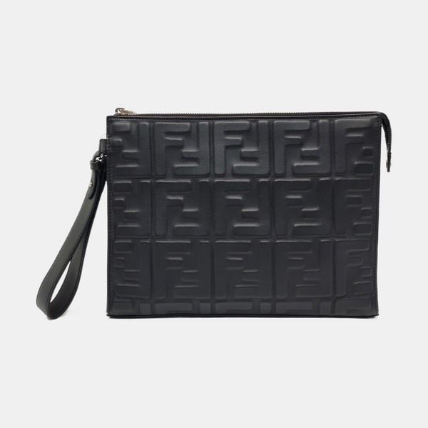 Lambskin Clutch Black