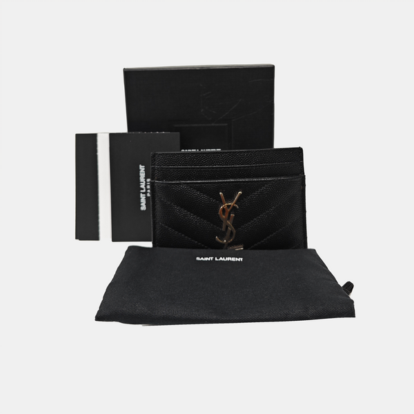 MONOGRAM Quilted Calfskin Black Wallet