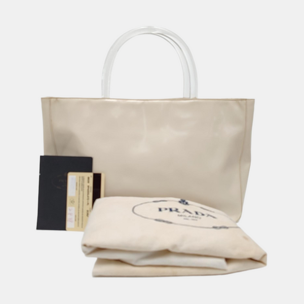 Calfskin Tote Bag Beige