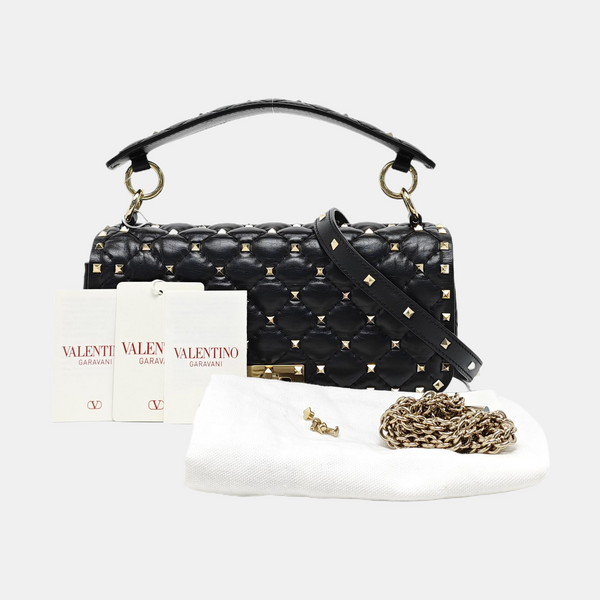 Calfskin Shoulder Bag Black