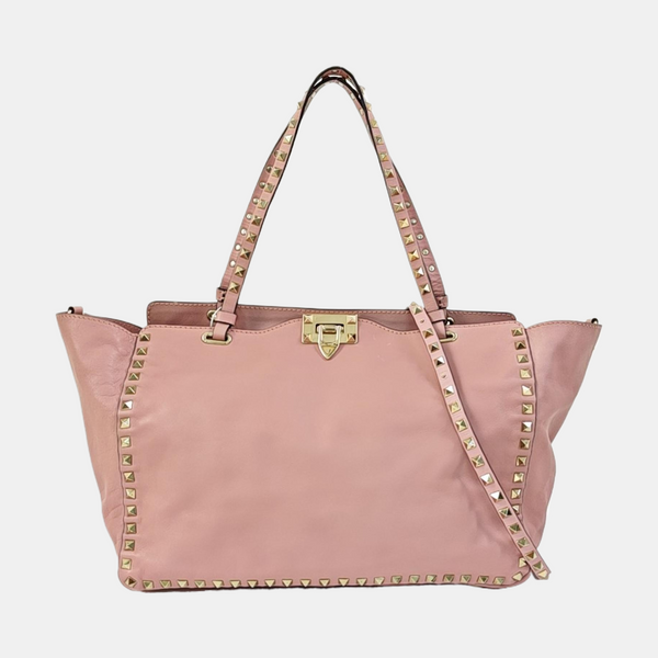 Rockstud Medium Leather Pink