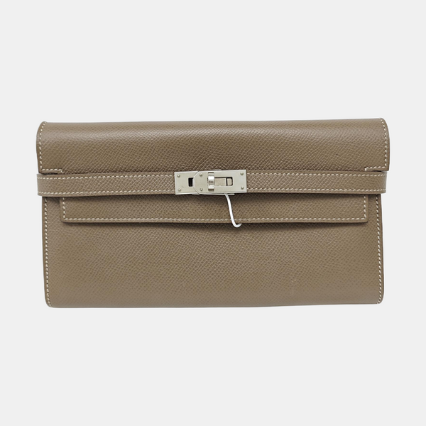 Kelly 20 Epsom Gray Wallet