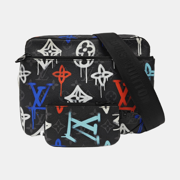 Monogram Coated Canvas Shoulder Bag Multicolor