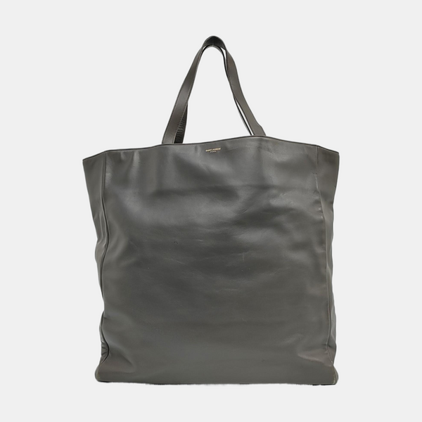 SHOPPING BAG Calfskin Gray