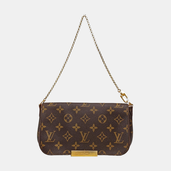 FAVORITE PM Monogram Coated Canvas Brown