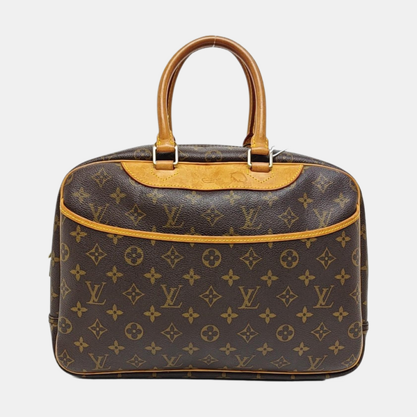 DEAUVILLE Monogram Coated Canvas Brown