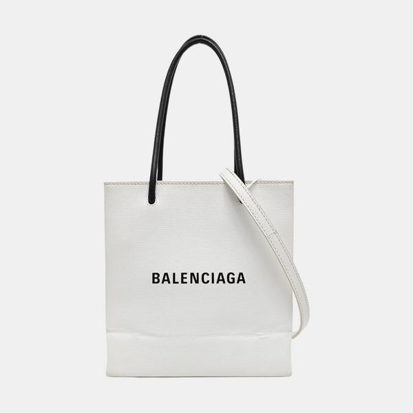 Shopping Bag Super Mini Calfskin White