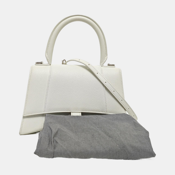 Hourglass S Calfskin White
