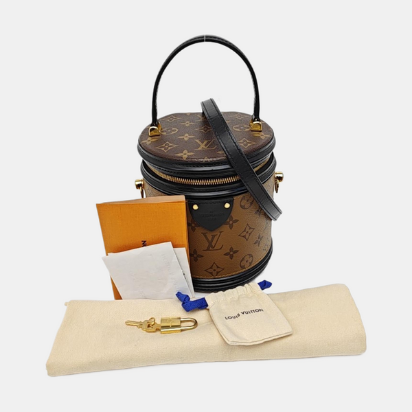 CANNES PM Monogram Coated Canvas Brown