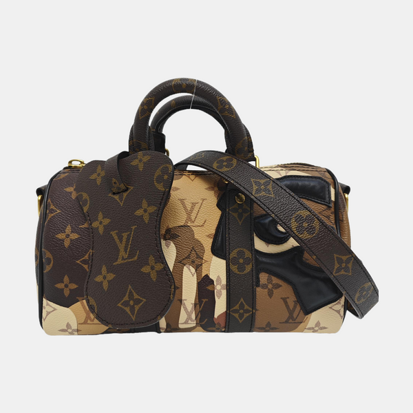 Monogram Coated Canvas Brown