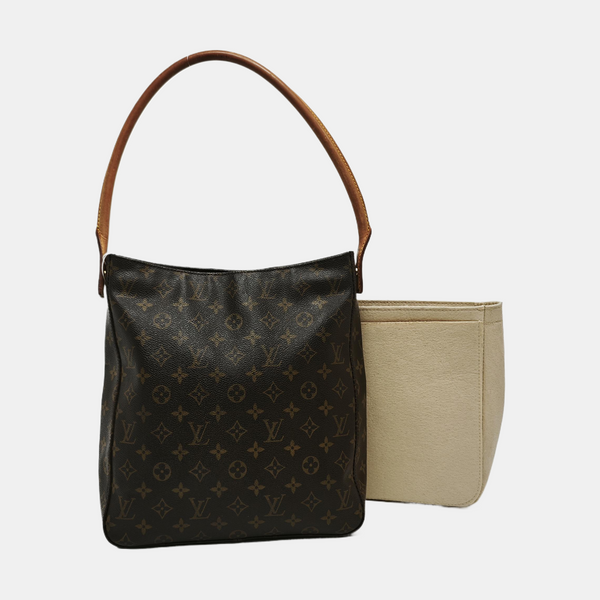 LOOPING GM Monogram Coated Canvas Brown