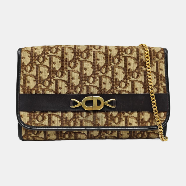 Oblique Canvas Shoulder Bag Multicolor