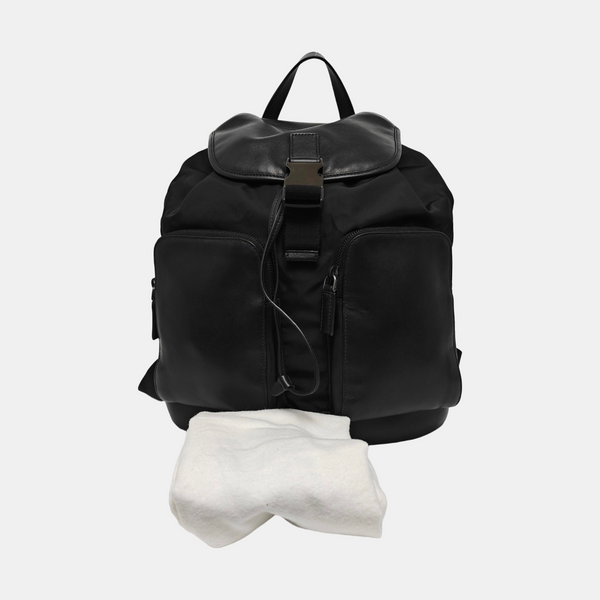 Nylon Backpack Black