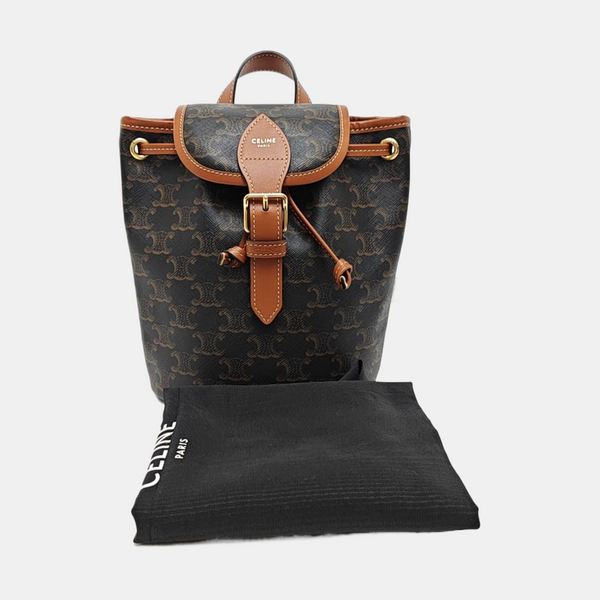 TRIOMPHE Mini Coated Canvas Brown