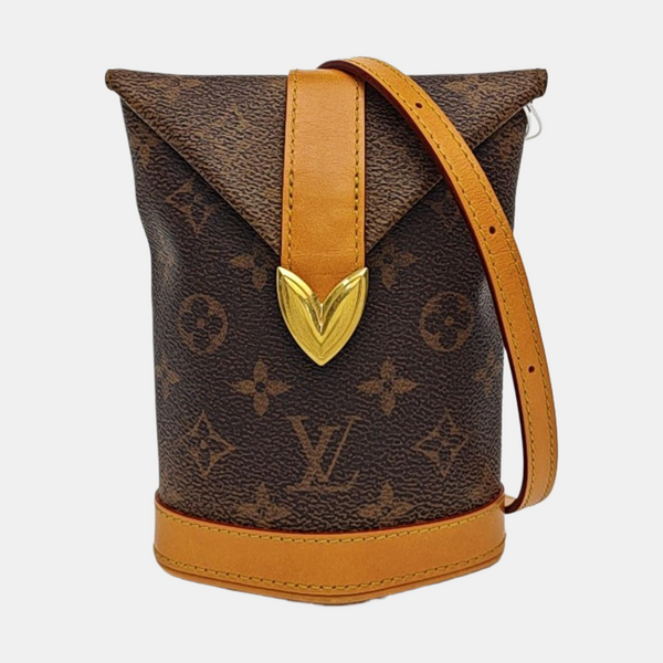 ENVELOPE Monogram Coated Canvas Brown