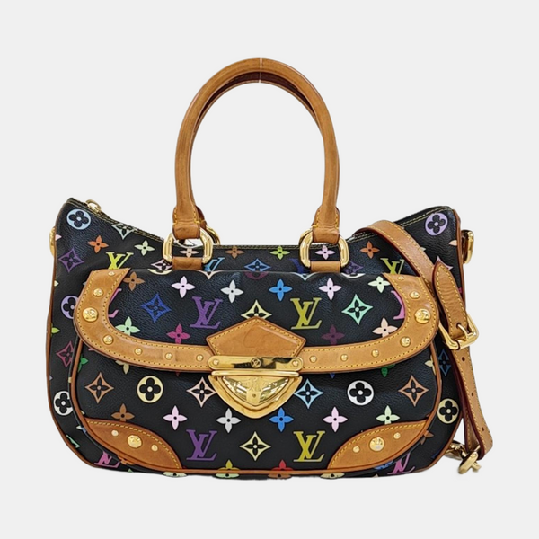 LV × TM RITA Monogram Coated Canvas Black