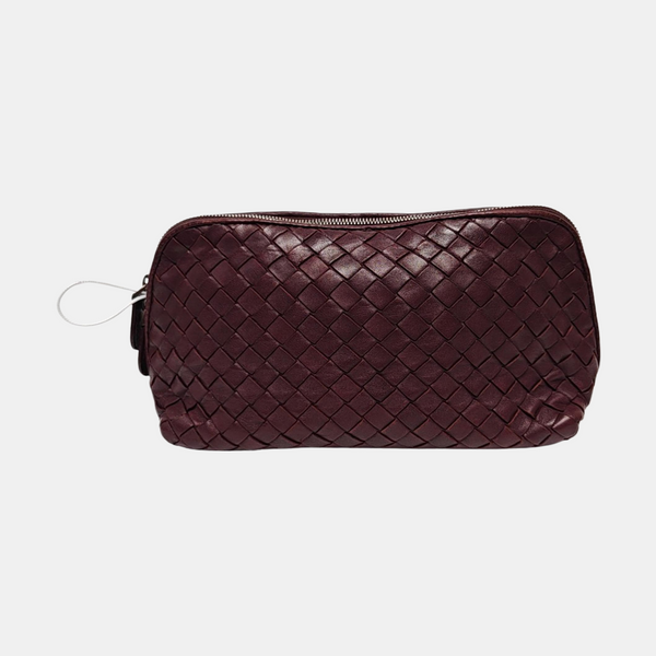 Lambskin Clutch Red
