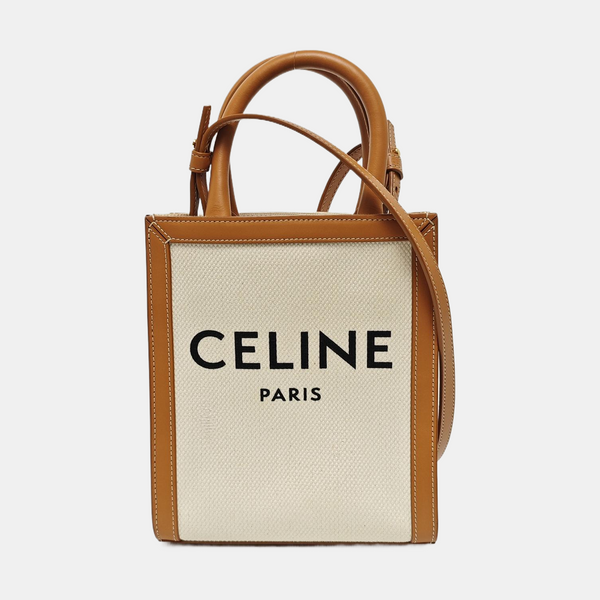 CABAS CELINE Mini Canvas White
