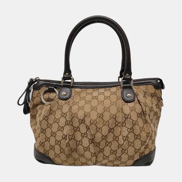 Sukey Monogram Canvas Brown