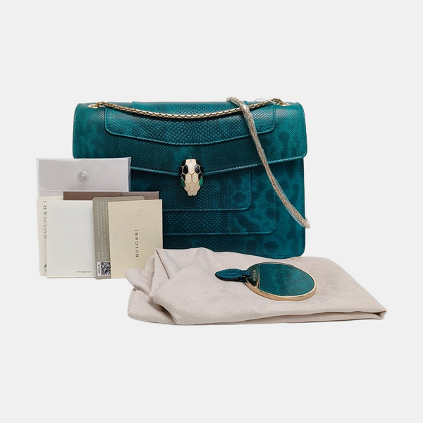 SERPENTI FOREVER Medium Python Green