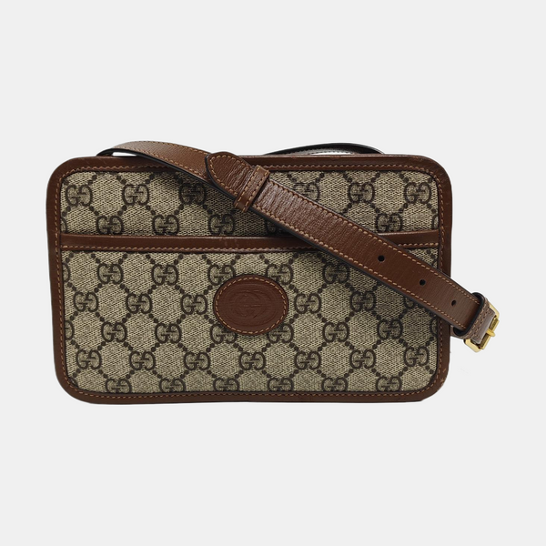 Bree Monogram Coated Canvas Beige