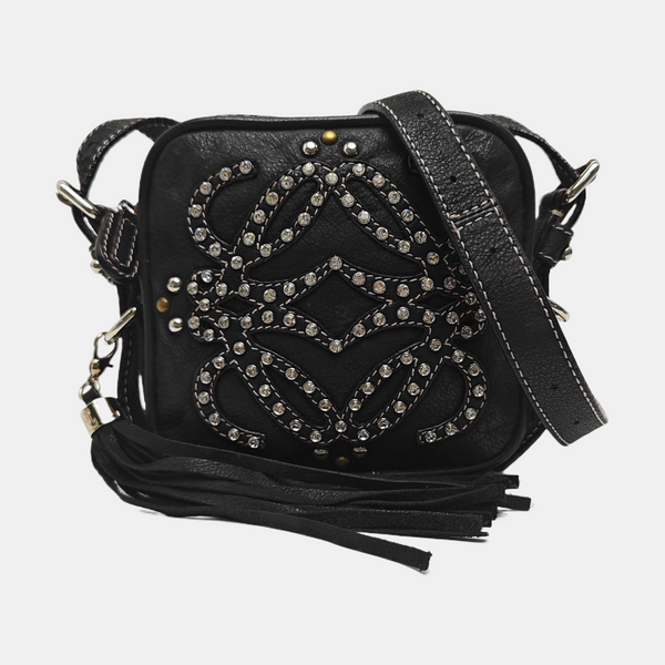 Calfskin Shoulder Bag Black
