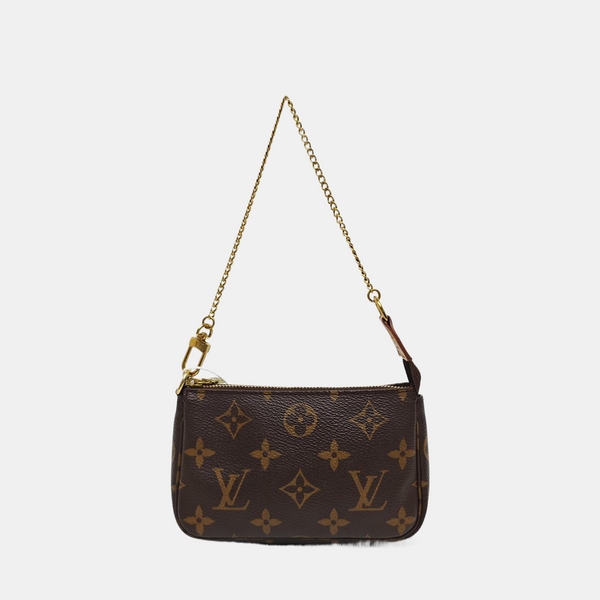 ACCESSOIRES Mini Monogram Coated Canvas Brown
