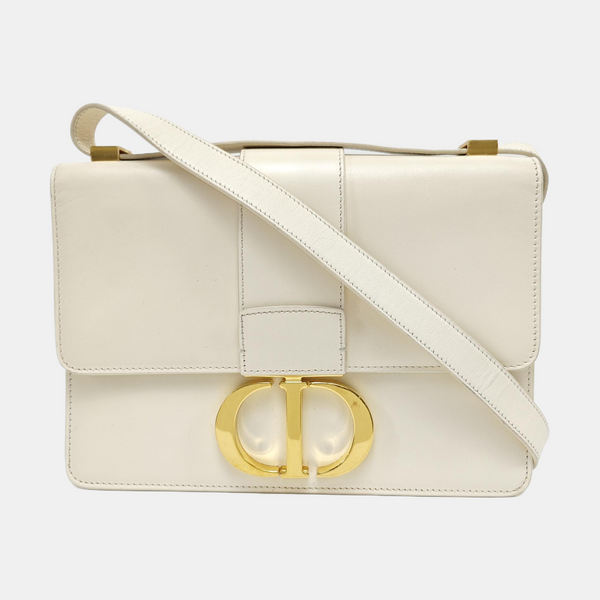 Authenticated pre-owned 30 Montaigne Calfskin Yellow - Shoulder Bag at Looply