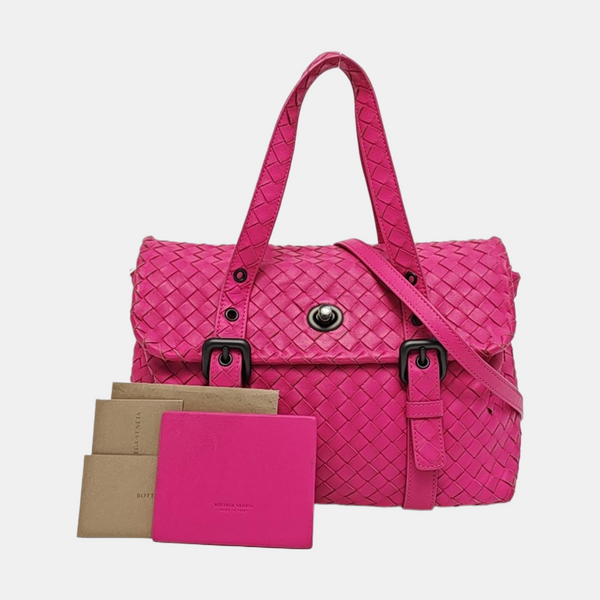 Calfskin Shoulder Bag Red