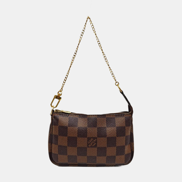 ACCESSOIRES Damier Ebene Coated Canvas Brown