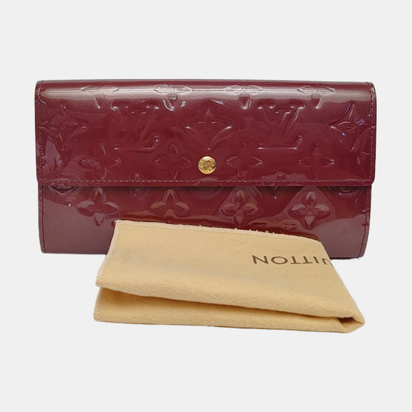 PORTE MONNAIE Patent Leather Purple Wallet