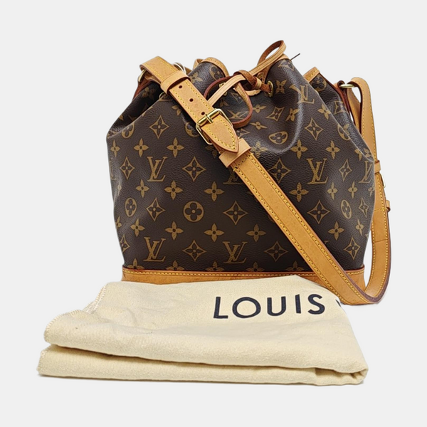 NOÉ MM Monogram Coated Canvas Brown