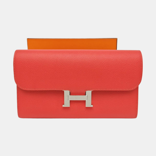 Constance 18 Epsom Red Wallet
