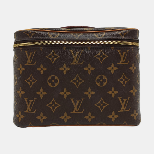NICE BB Monogram Coated Canvas Brown
