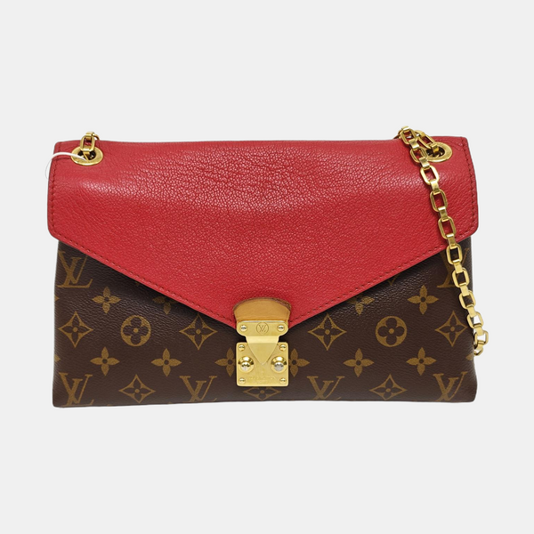 PALLAS BB Monogram Coated Canvas Brown