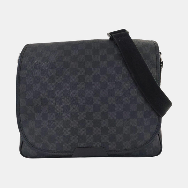 DANIEL Damier Graphite Coated Canvas Gray