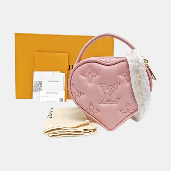 Quilted, Monogram Calfskin Pink