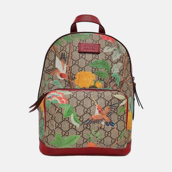 GG Supreme Small Coated Canvas Black