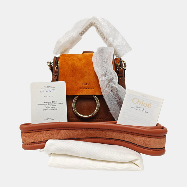 Faye Mini Calfskin Brown