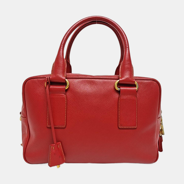 Suitcase Saffiano Calfskin Red