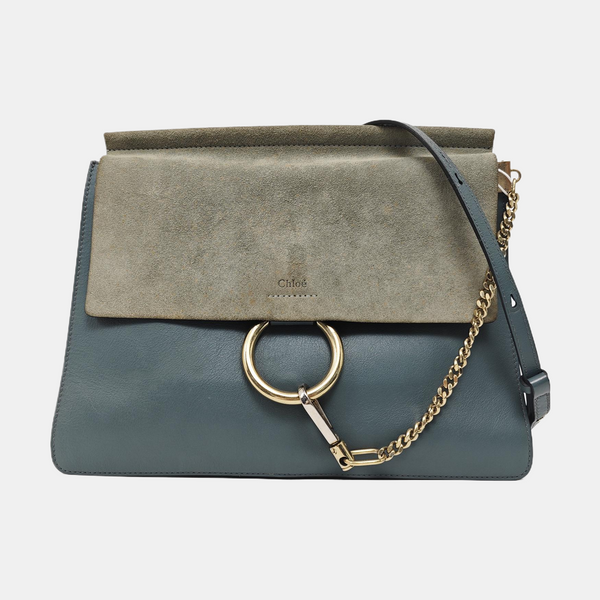 Faye Medium Calfskin Blue